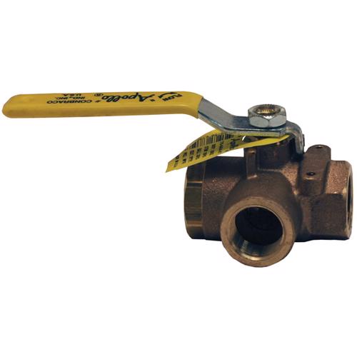 SSBV50TW 3-way Stainless Steel Diverting Ball Valve